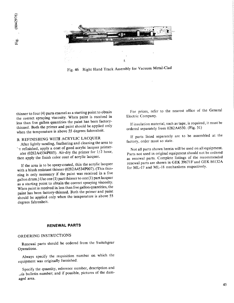 GE Industrial Solutions Power-Vac Metal Clad Switchgear; Section 3 User Manual | Page 6 / 25