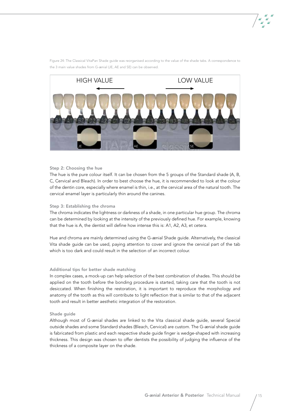 High value low value | GC EUROPE G-aenial User Manual | Page 15 / 36