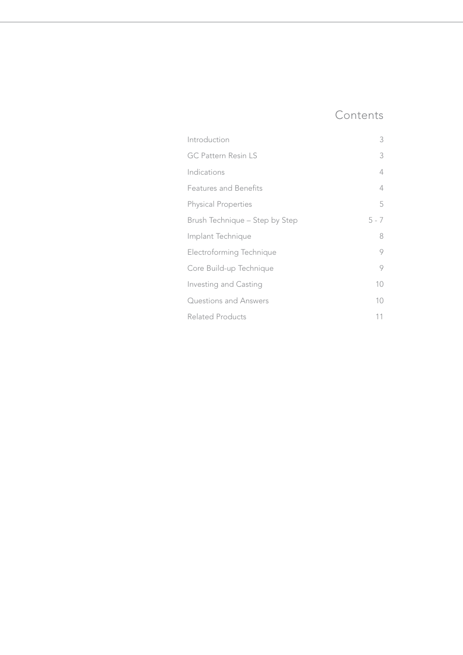GC EUROPE Pattern Resin LS User Manual | Page 2 / 12