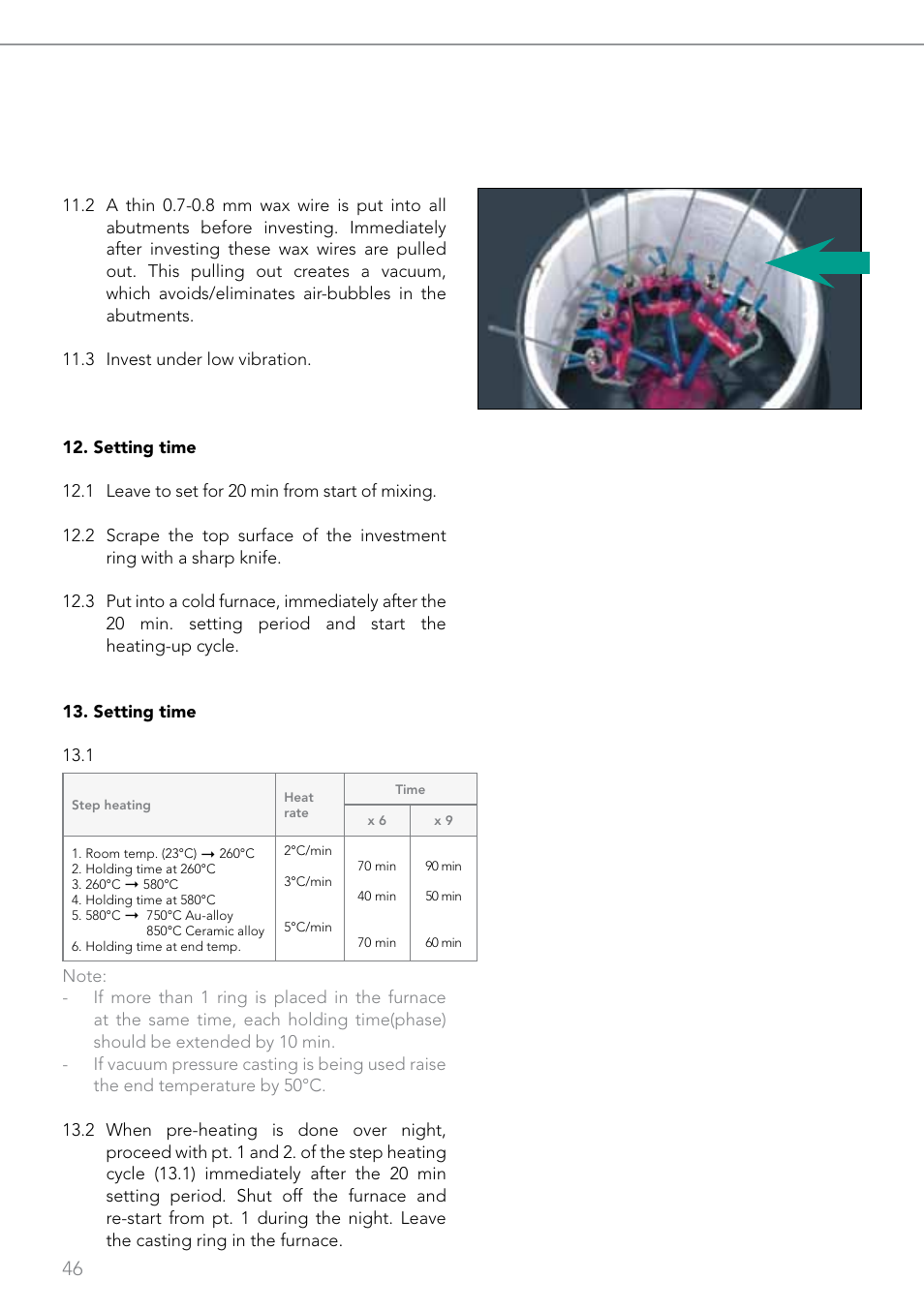 GC EUROPE Fujivest Super User Manual | Page 46 / 68