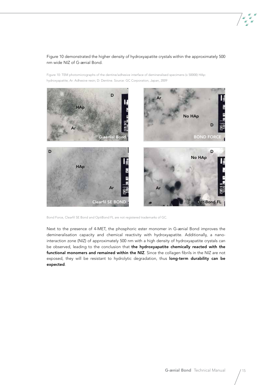 GC EUROPE G-aenial Bond User Manual | Page 15 / 48