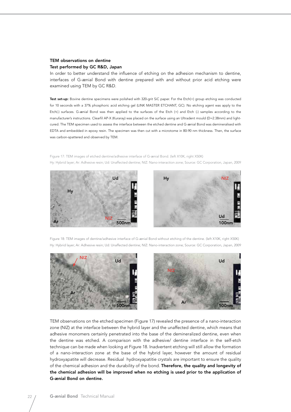GC EUROPE G-aenial Bond User Manual | Page 22 / 48