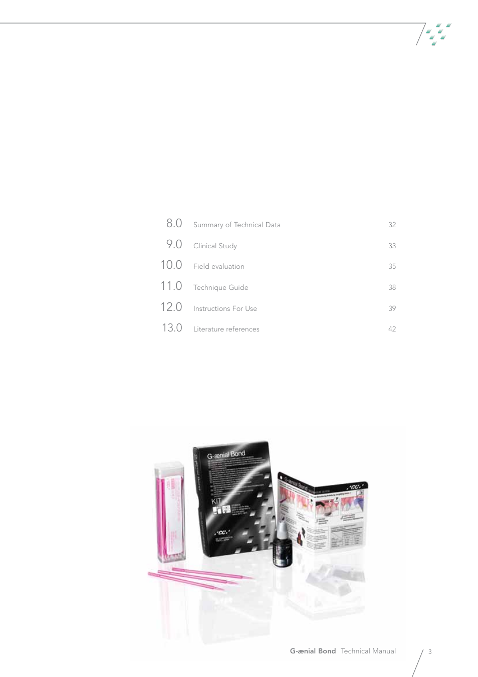 GC EUROPE G-aenial Bond User Manual | Page 3 / 48