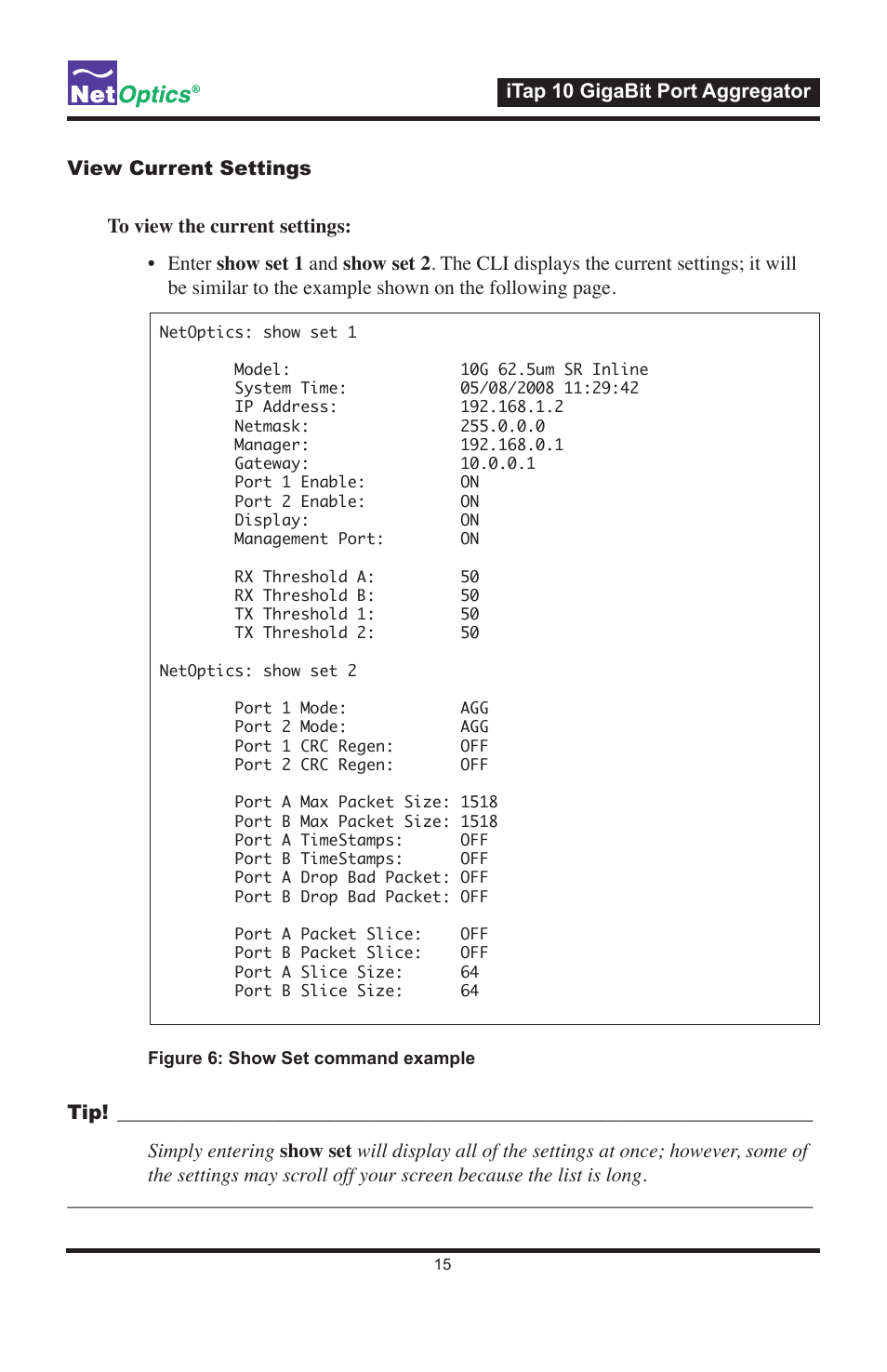 Itap 10 gigabit port aggregator | Net Optics iTap 10 GigaBit Port Aggregator User Manual | Page 19 / 64