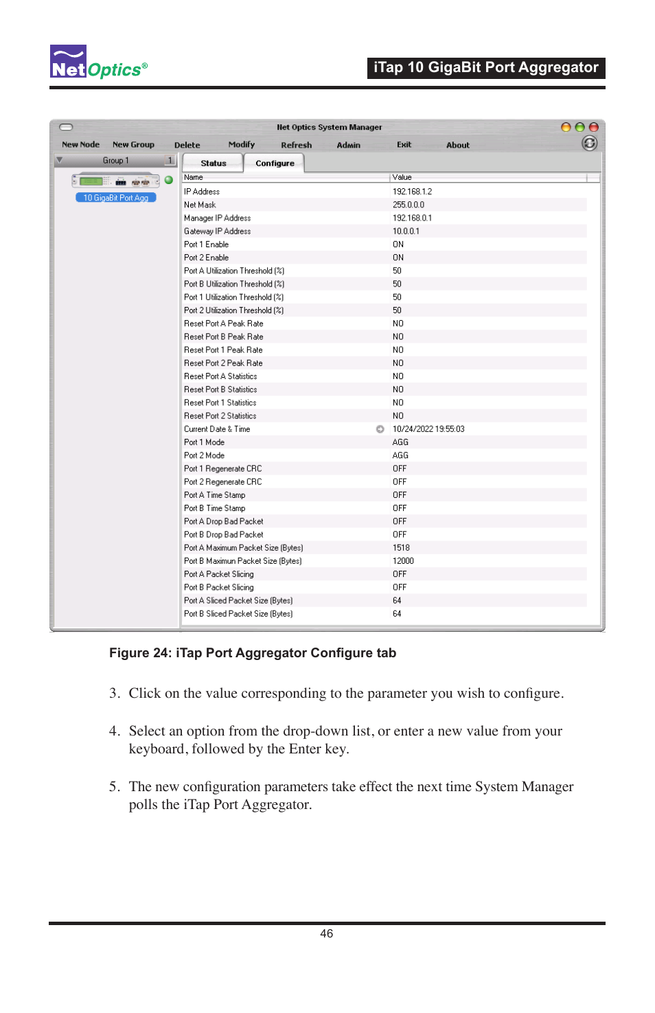 Net Optics iTap 10 GigaBit Port Aggregator User Manual | Page 50 / 64