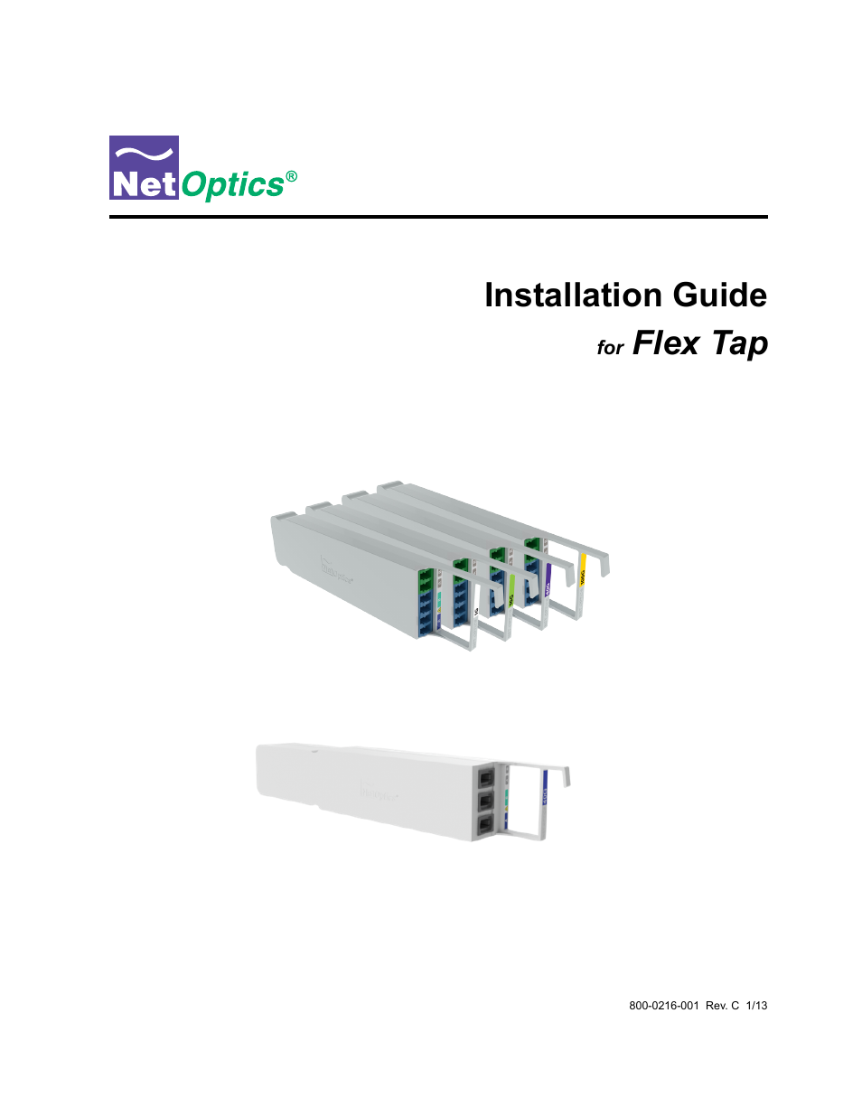 Net Optics Flex Tap User Manual | 13 pages