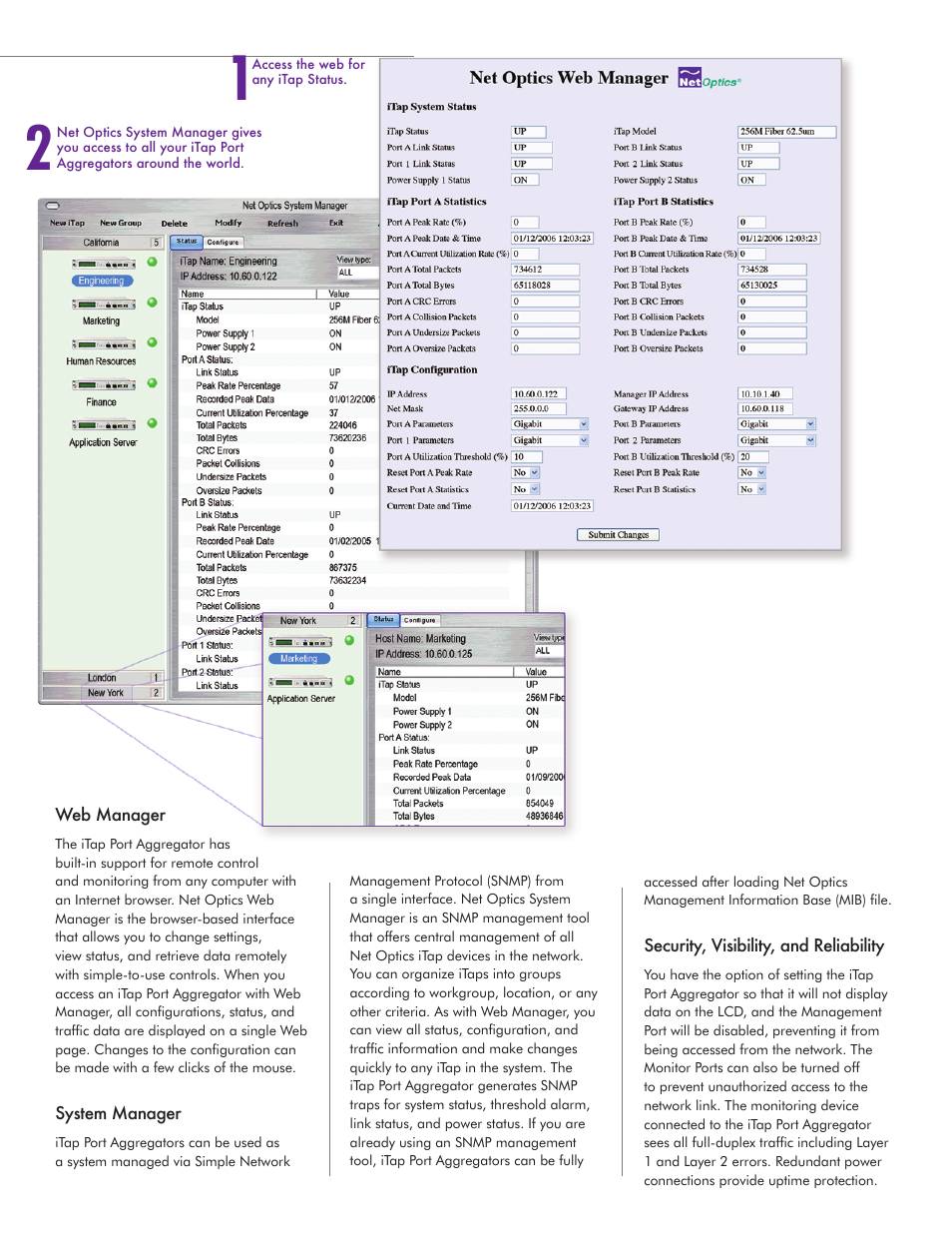 Net Optics iTap GigaBit Fiber Port Aggregator with SFP User Manual | Page 3 / 4