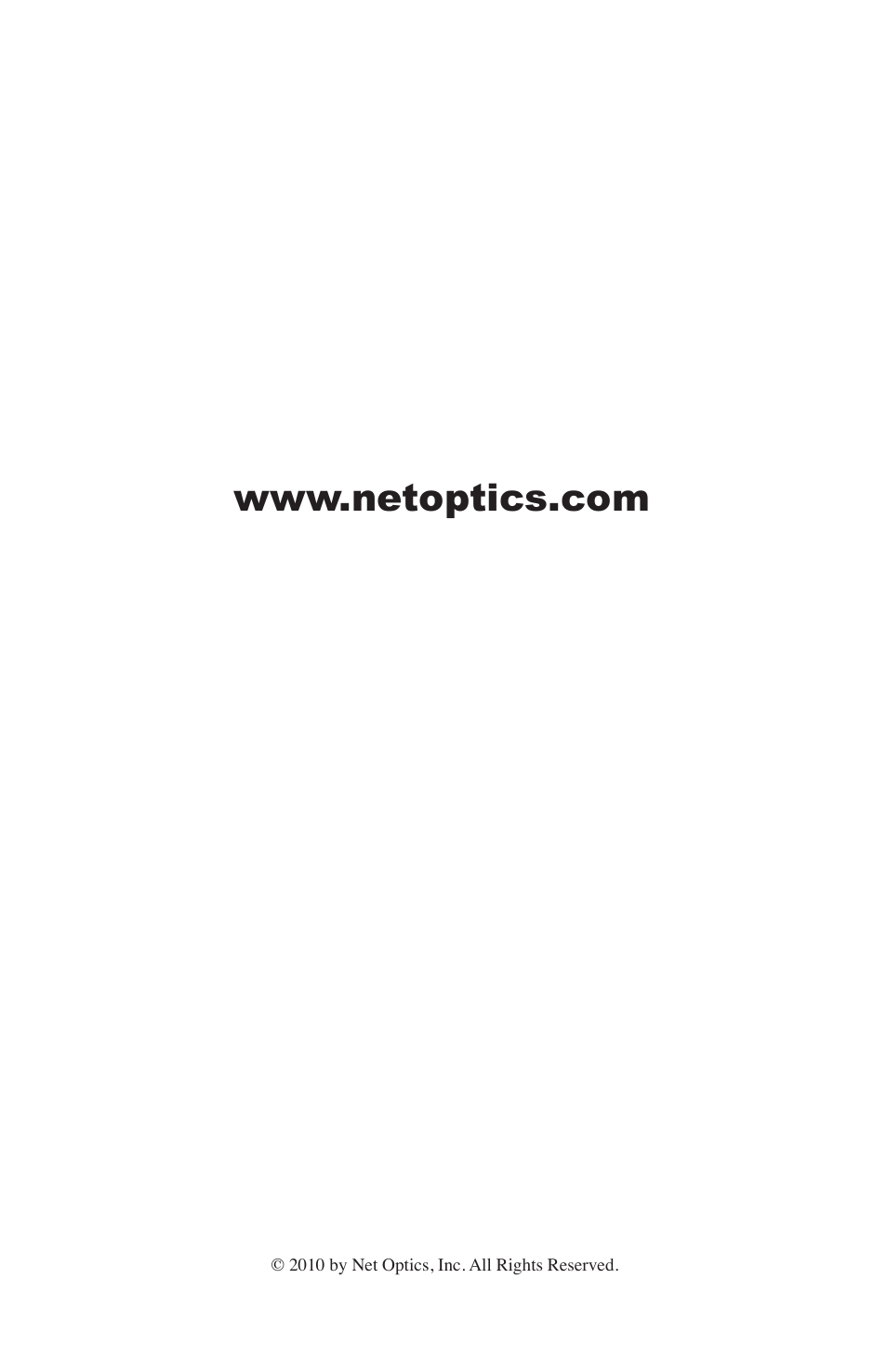 Net Optics 10_100 to Triple-speed Port Aggregator User Manual | Page 16 / 16