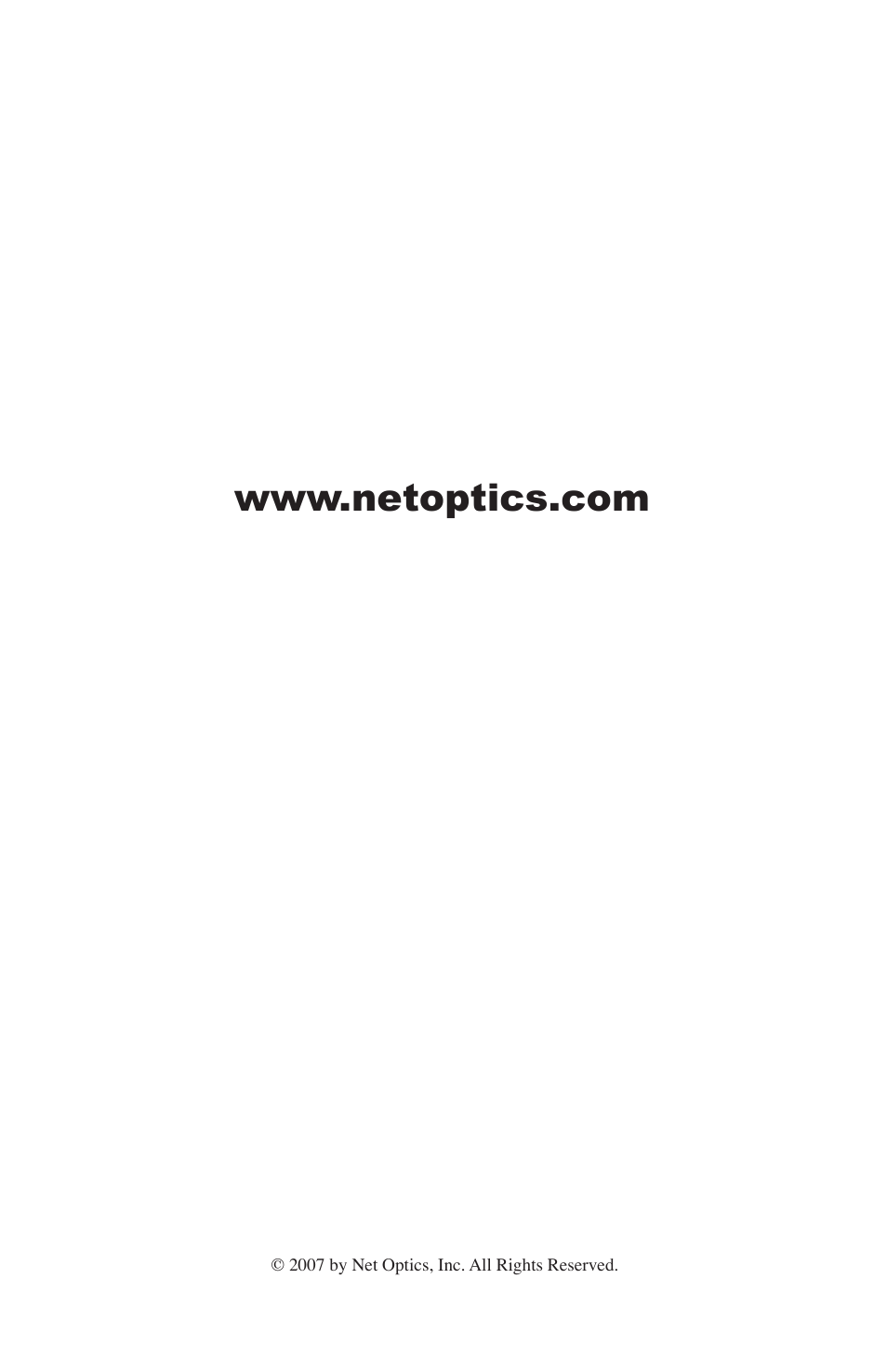 Net Optics GigaBit Fiber Media Converter User Manual | Page 16 / 16