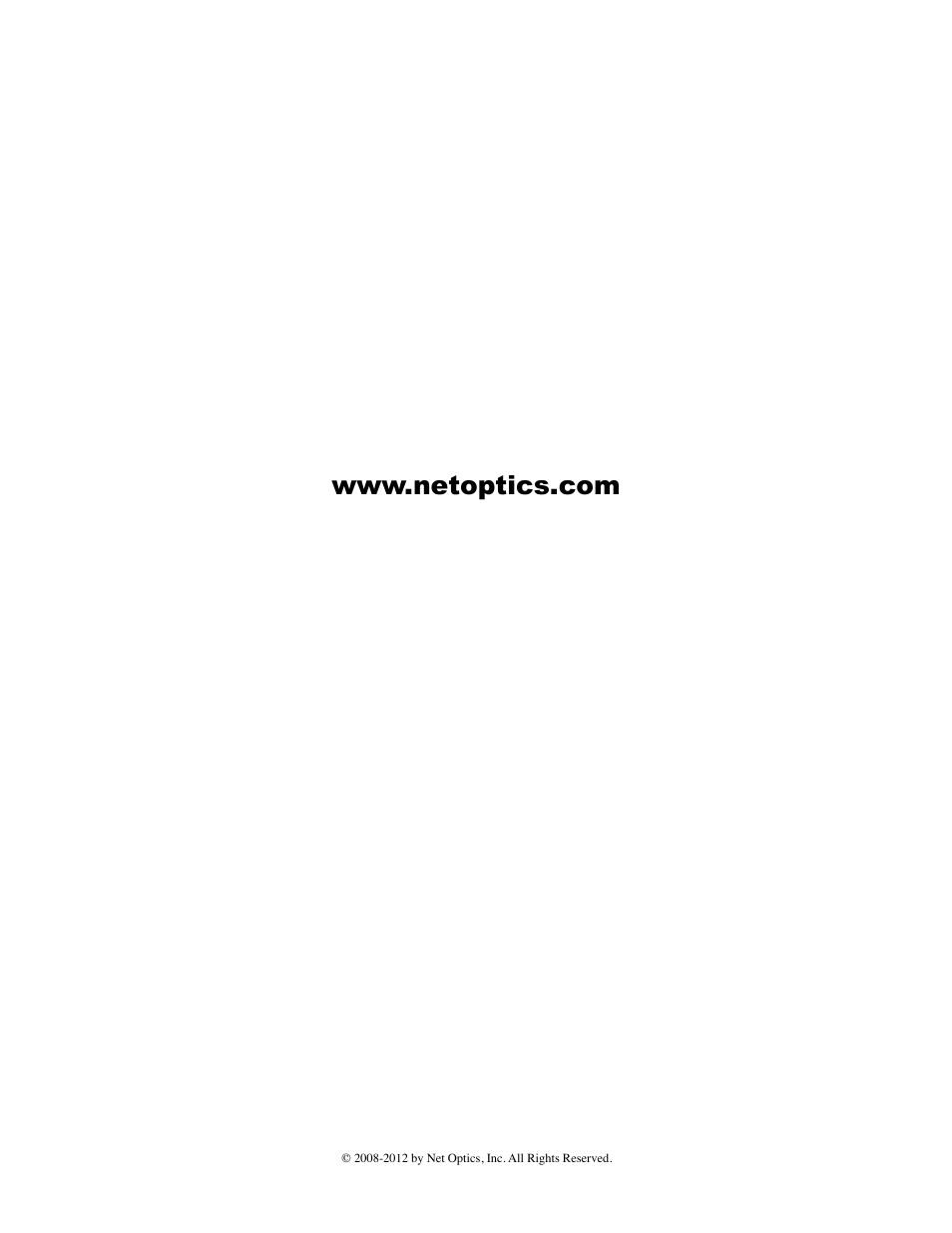 Net Optics 10 GigaBit Media Converter User Manual | Page 10 / 10