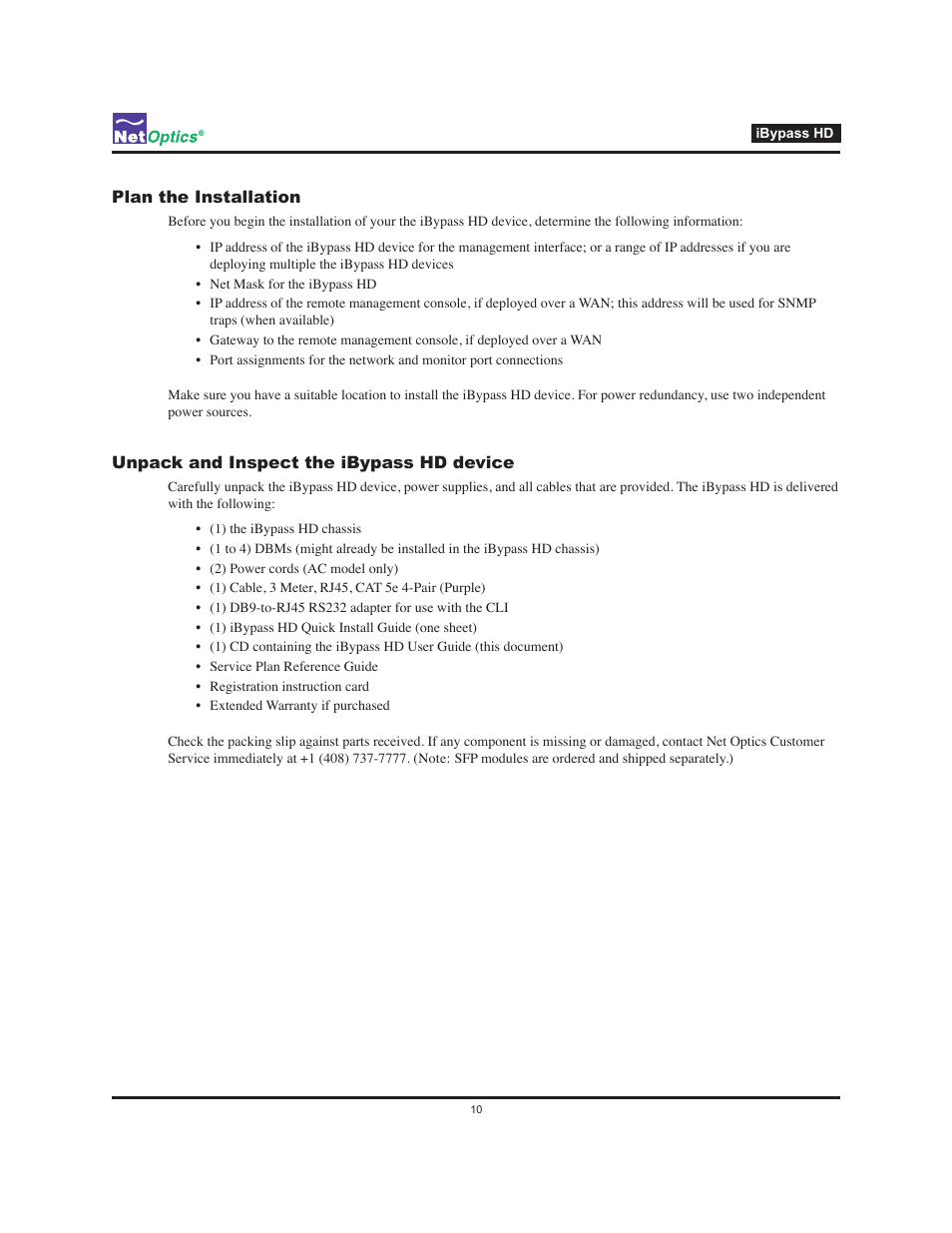 Net Optics iBypass HD User Manual | Page 14 / 49