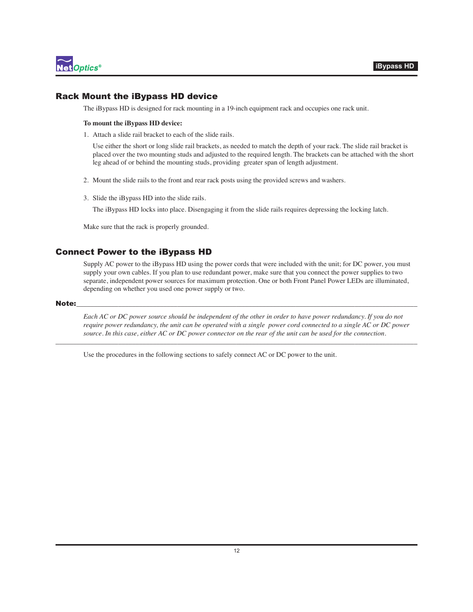 Net Optics iBypass HD User Manual | Page 16 / 49