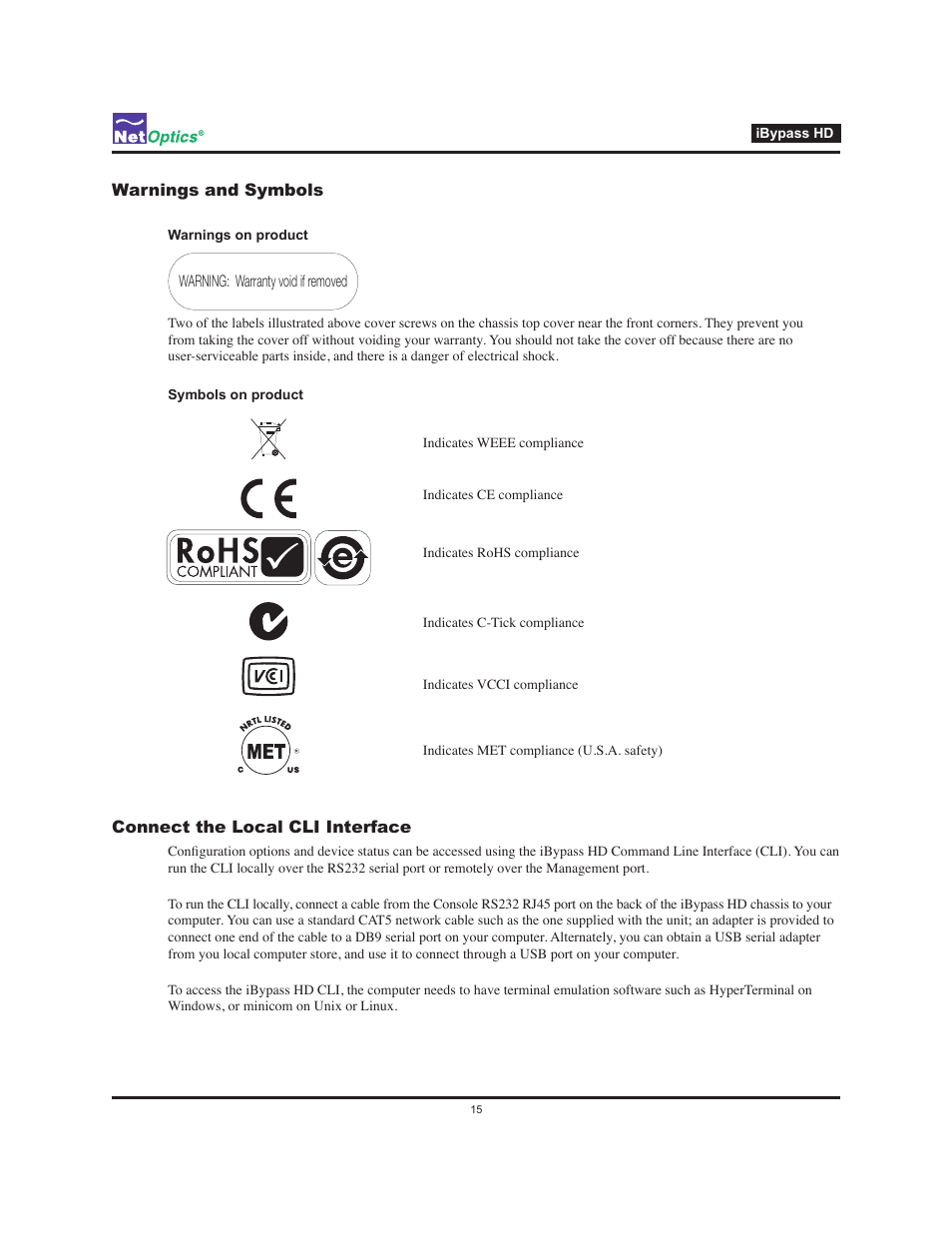 Net Optics iBypass HD User Manual | Page 19 / 49