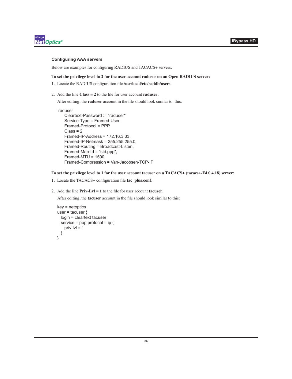 Net Optics iBypass HD User Manual | Page 40 / 49