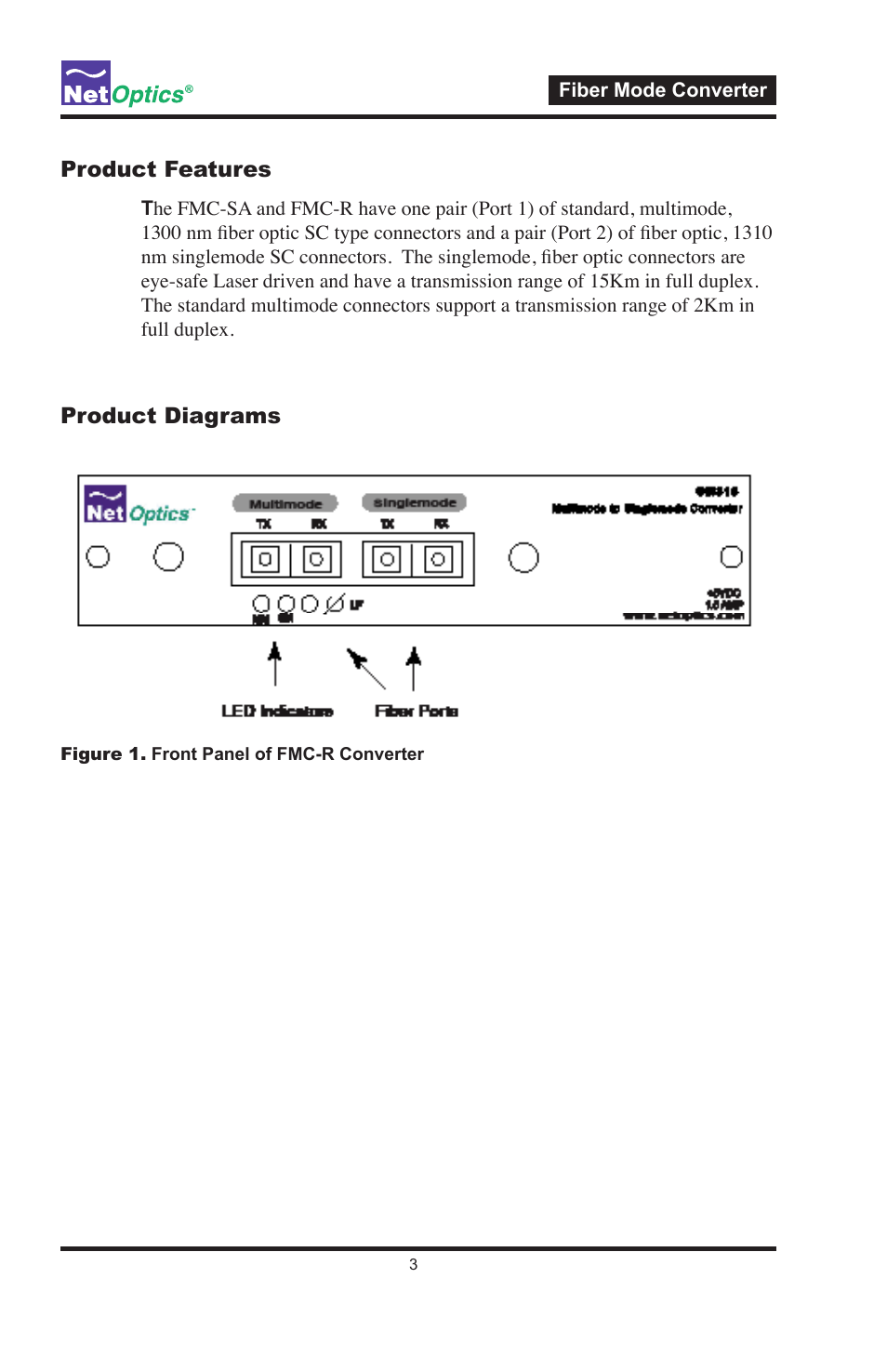 Net Optics Fiber Mode Converters User Manual | Page 7 / 20