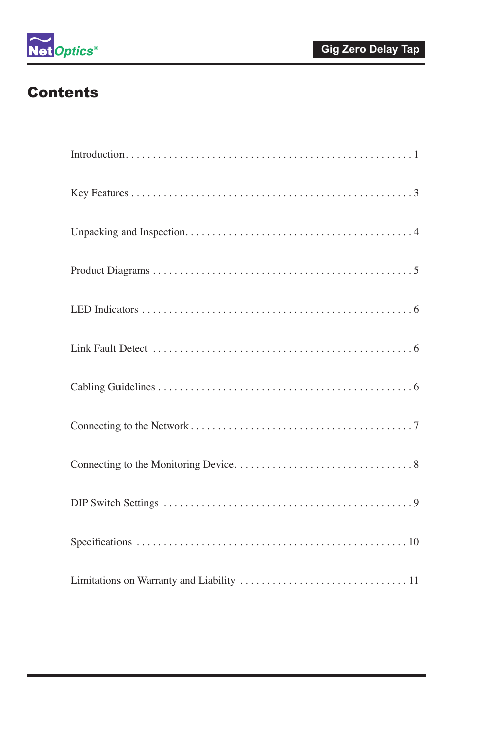 Net Optics 10_100_1000BaseT Tap User Manual | Page 3 / 16
