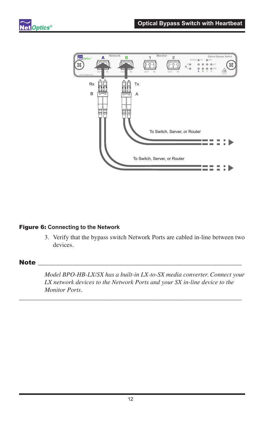 Net Optics Optical Bypass Switch w_Heartbeat User Manual | Page 16 / 20