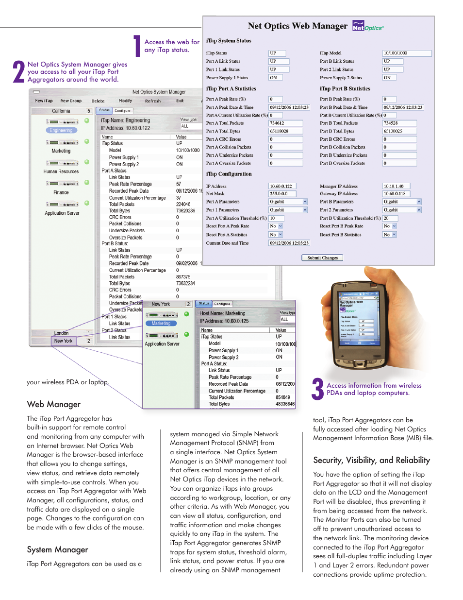 Net Optics iTap 10_100_1000BaseT Port Aggregator User Manual | Page 3 / 8