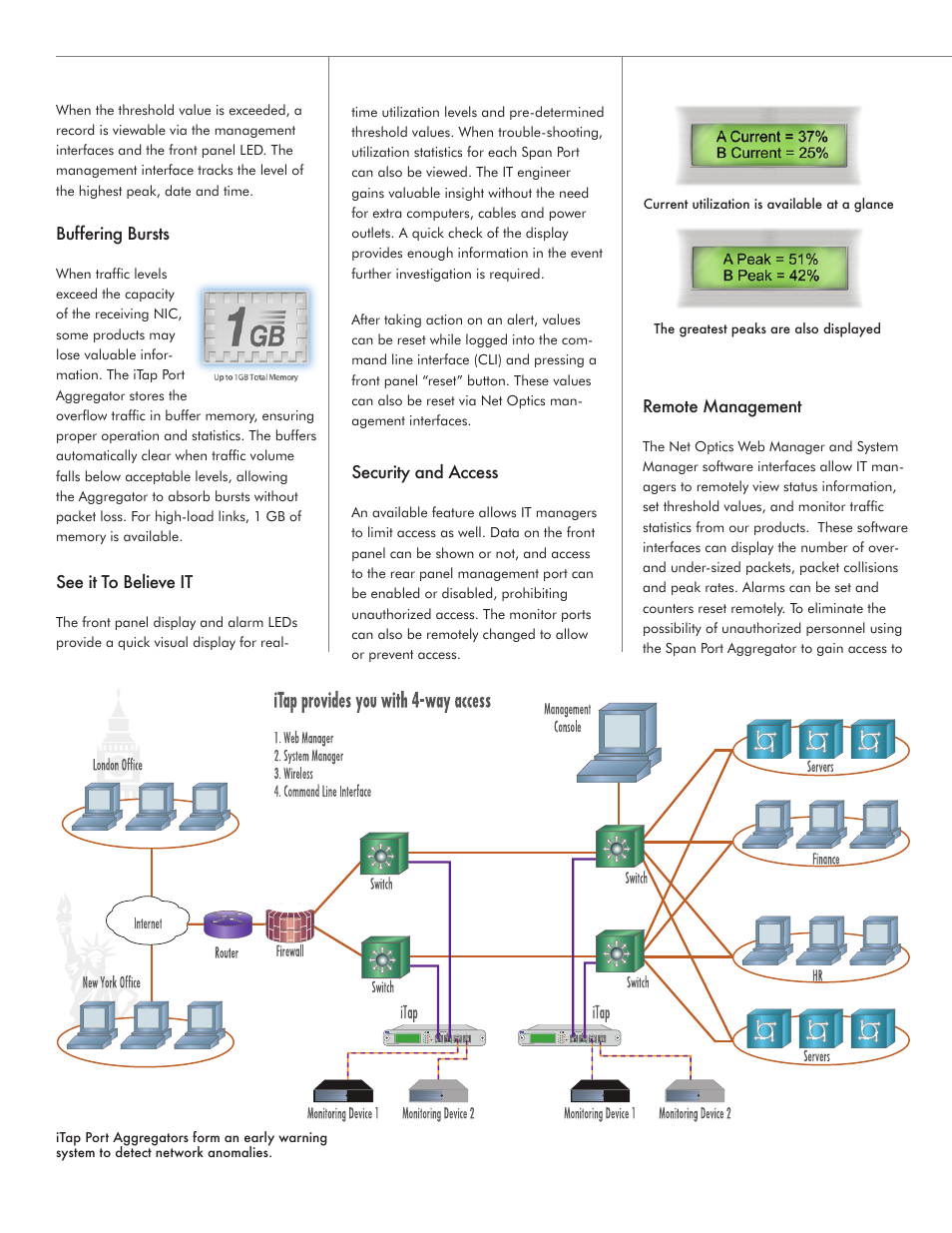 Net Optics iTap 10_100_1000BaseT Port Aggregator User Manual | Page 6 / 8