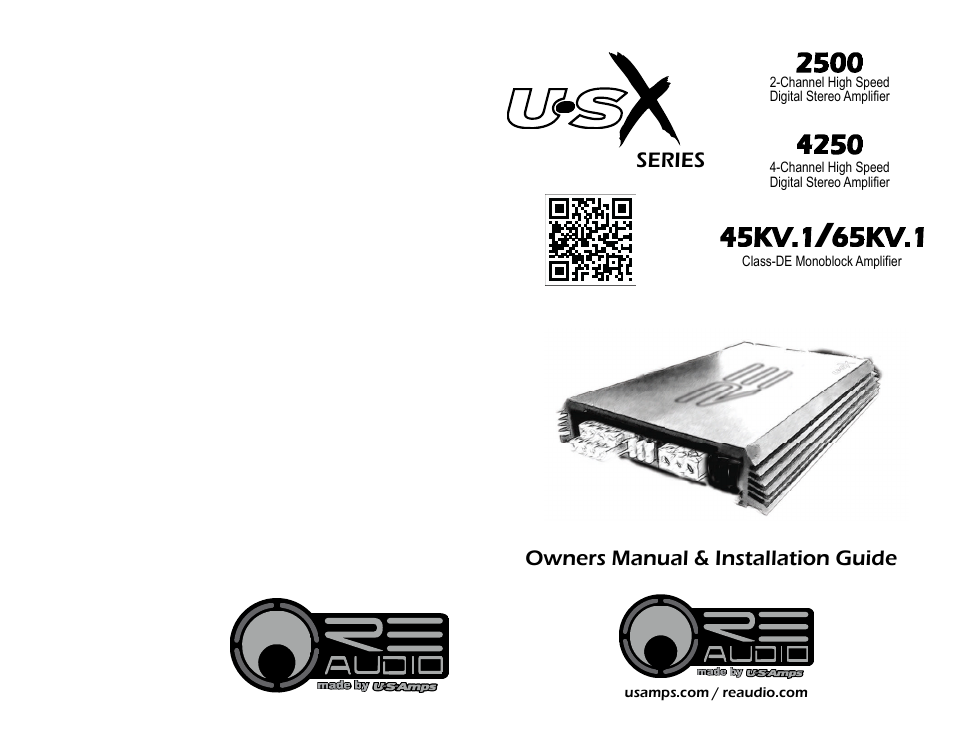 RE Audio USX series User Manual | 6 pages