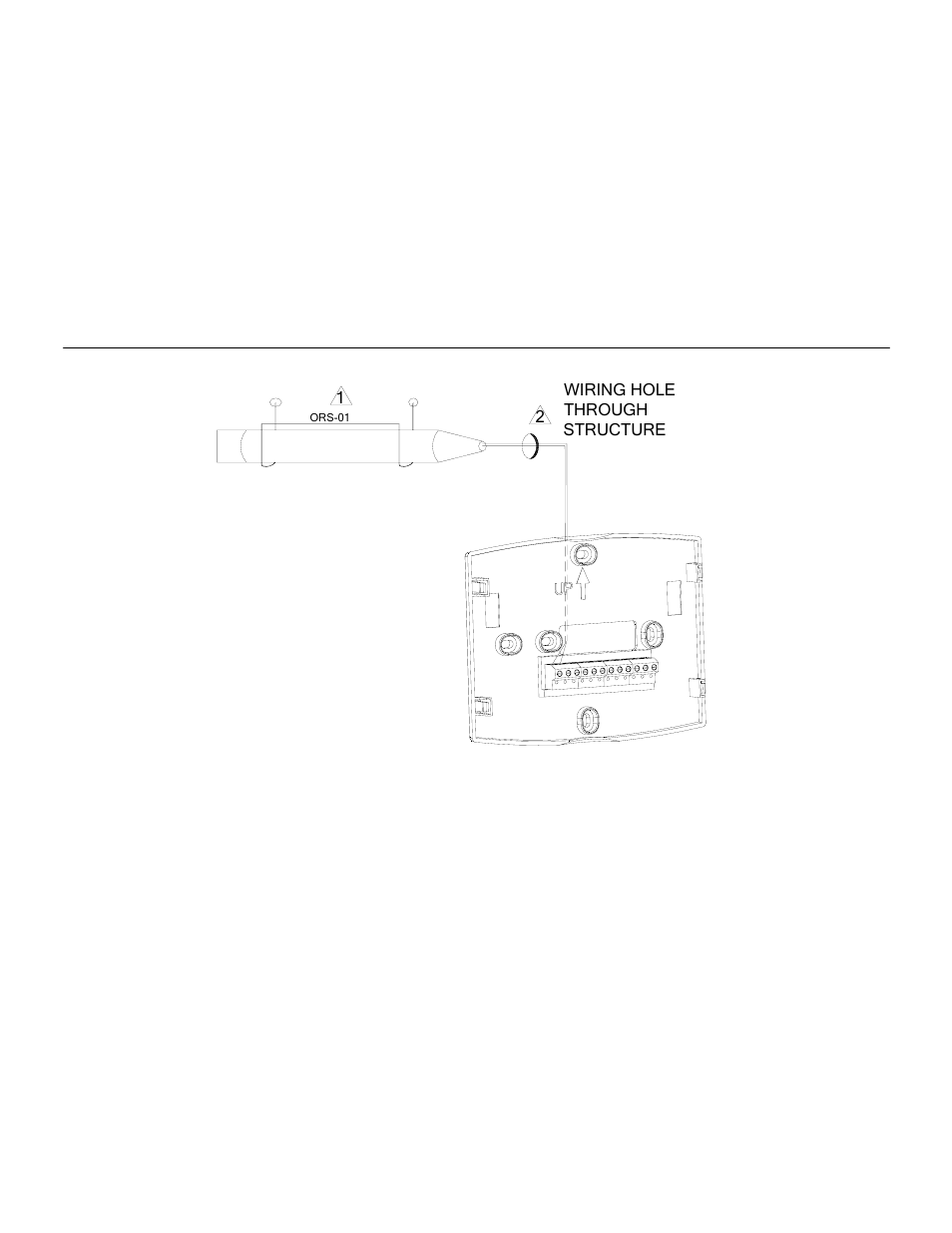 Cdt900 series touchscreen programmable thermostata, Fig. 26. wire outdoor sensor to the thermostat. 42 | Comfort Stat CDT901 User Manual | Page 43 / 102