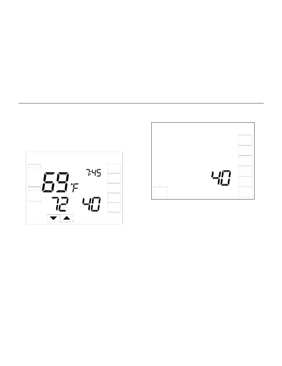 Outdoor temperature, Cdt900 series touchscreen programmable thermostata, Room | Comfort Stat CDT901 User Manual | Page 81 / 102
