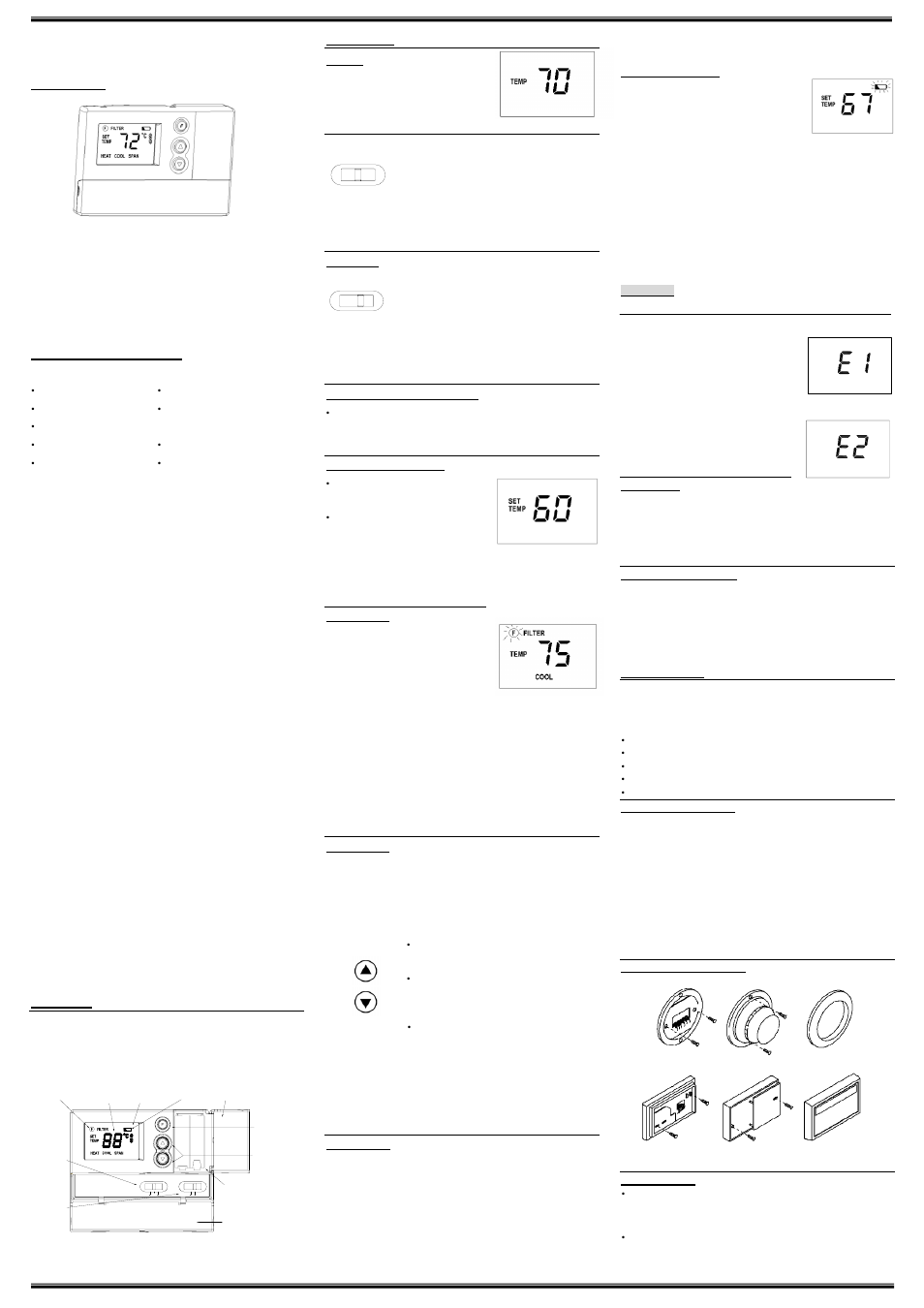 Comfort Stat CP1717 User Manual | 2 pages