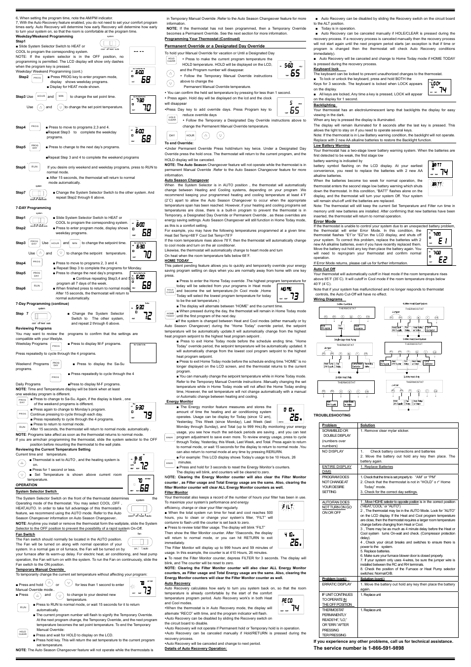 Comfort Stat CP2020 User Manual | Page 2 / 2