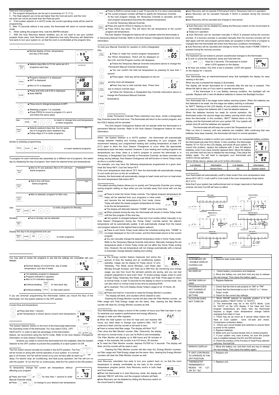 Comfort Stat CP2006 User Manual | Page 2 / 2