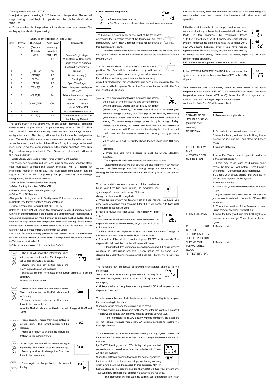 Comfort Stat CP2802 User Manual | Page 2 / 2