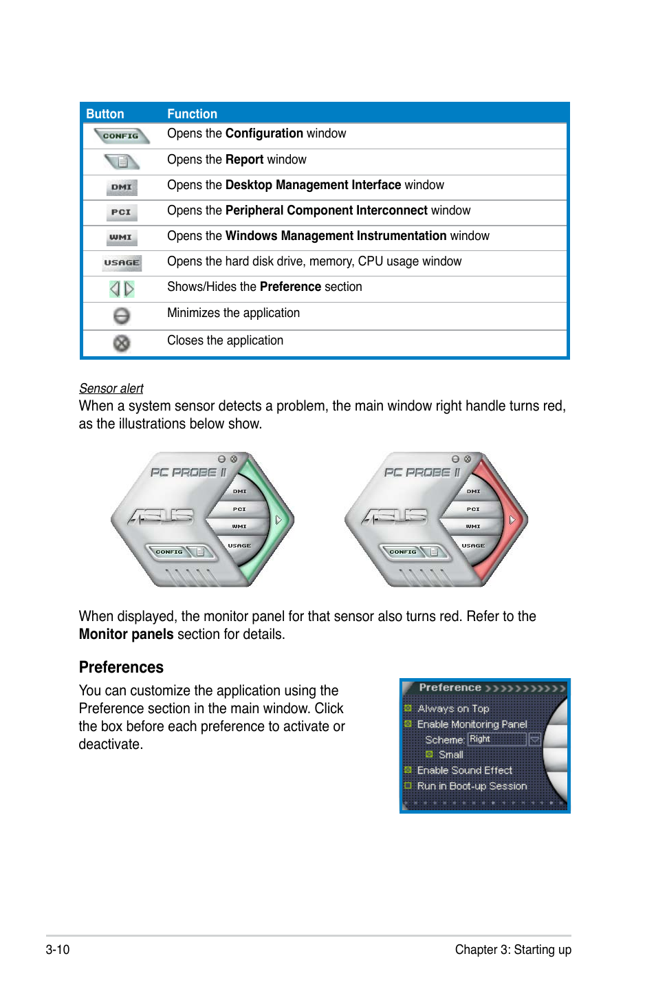 Preferences | Asus V3-M2NC61P User Manual | Page 52 / 104