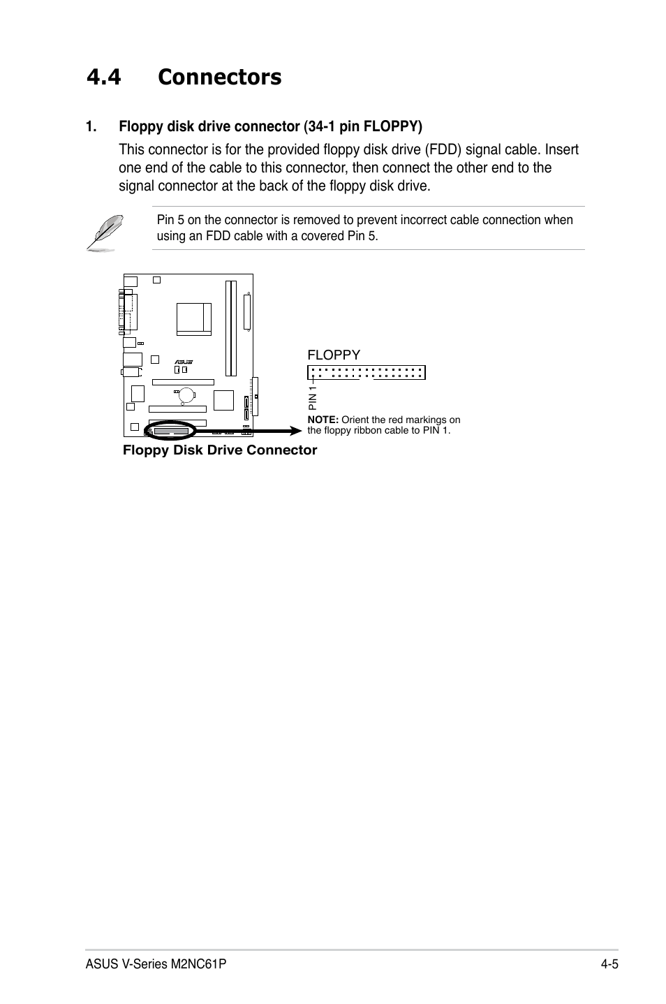 4 connectors | Asus V3-M2NC61P User Manual | Page 61 / 104