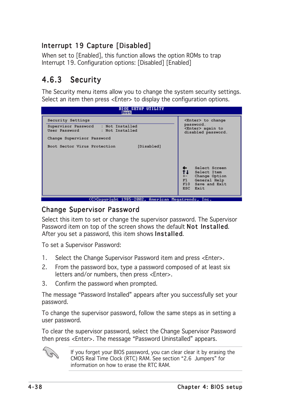 3 security security security security security | Asus P5AD2 Deluxe User Manual | Page 104 / 148