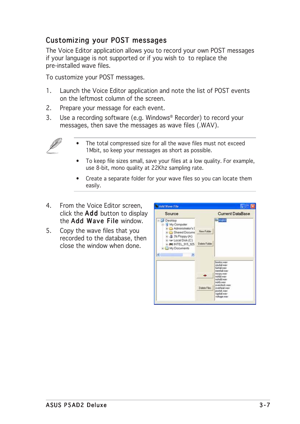 Asus P5AD2 Deluxe User Manual | Page 63 / 148