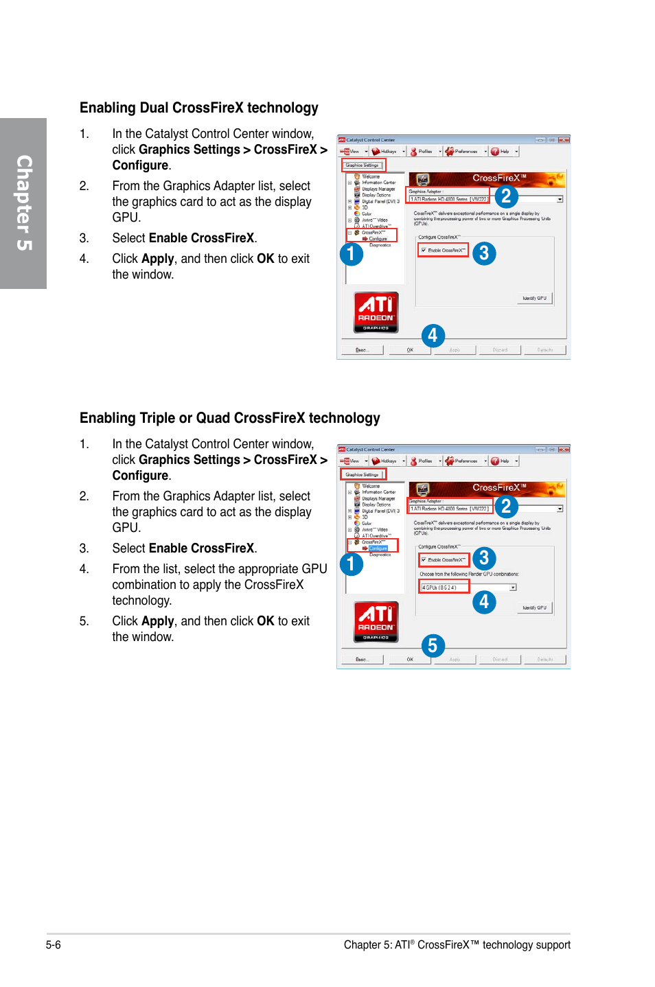 Chapter 5 | Asus M4A79 Deluxe User Manual | Page 122 / 122