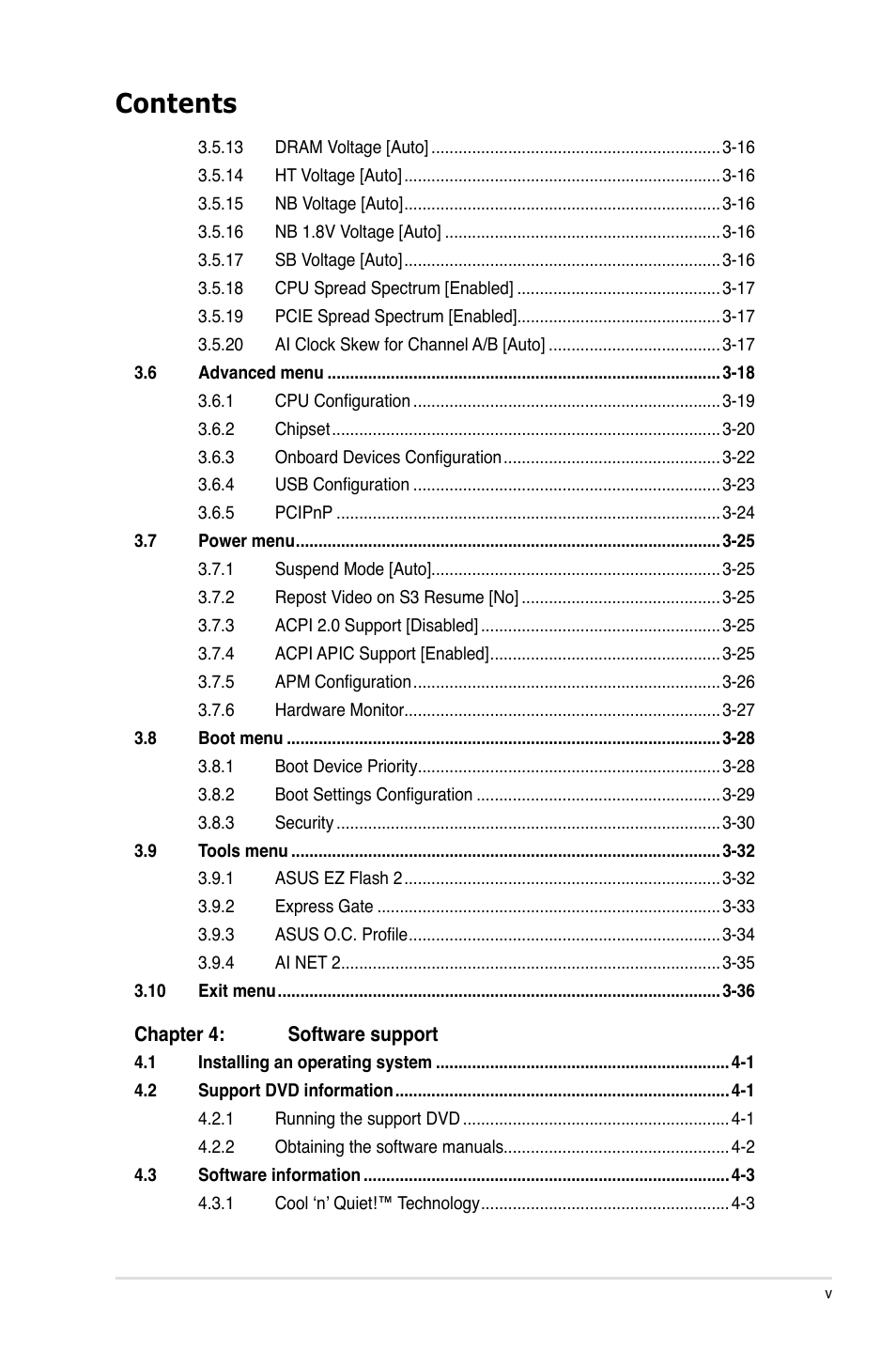 Asus M4A79 Deluxe User Manual | Page 5 / 122