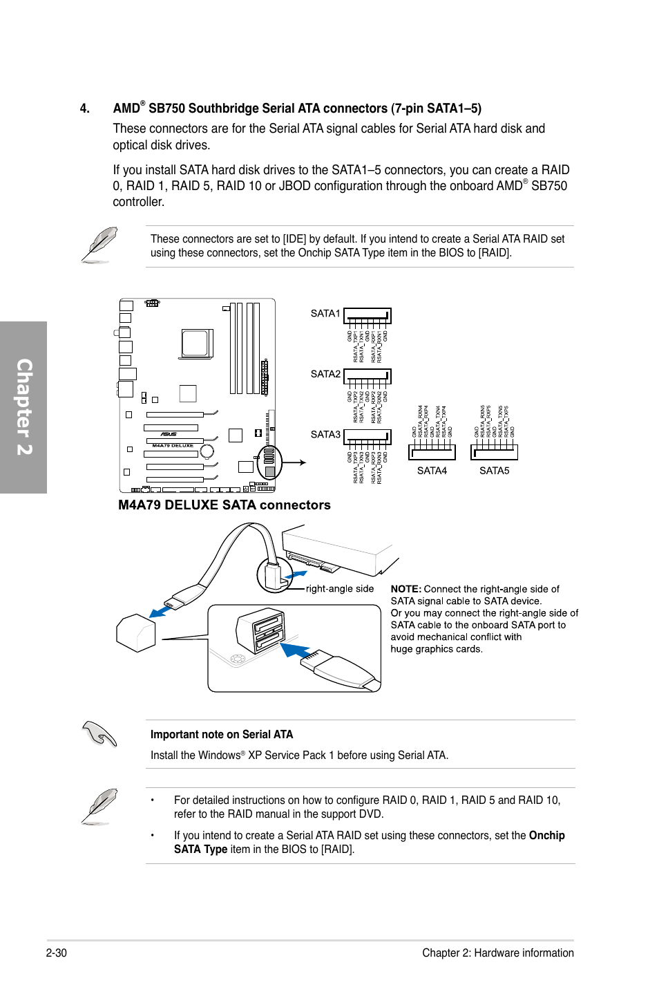 Chapter 2 | Asus M4A79 Deluxe User Manual | Page 50 / 122