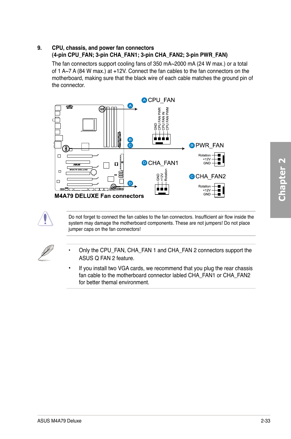 Chapter 2 | Asus M4A79 Deluxe User Manual | Page 53 / 122