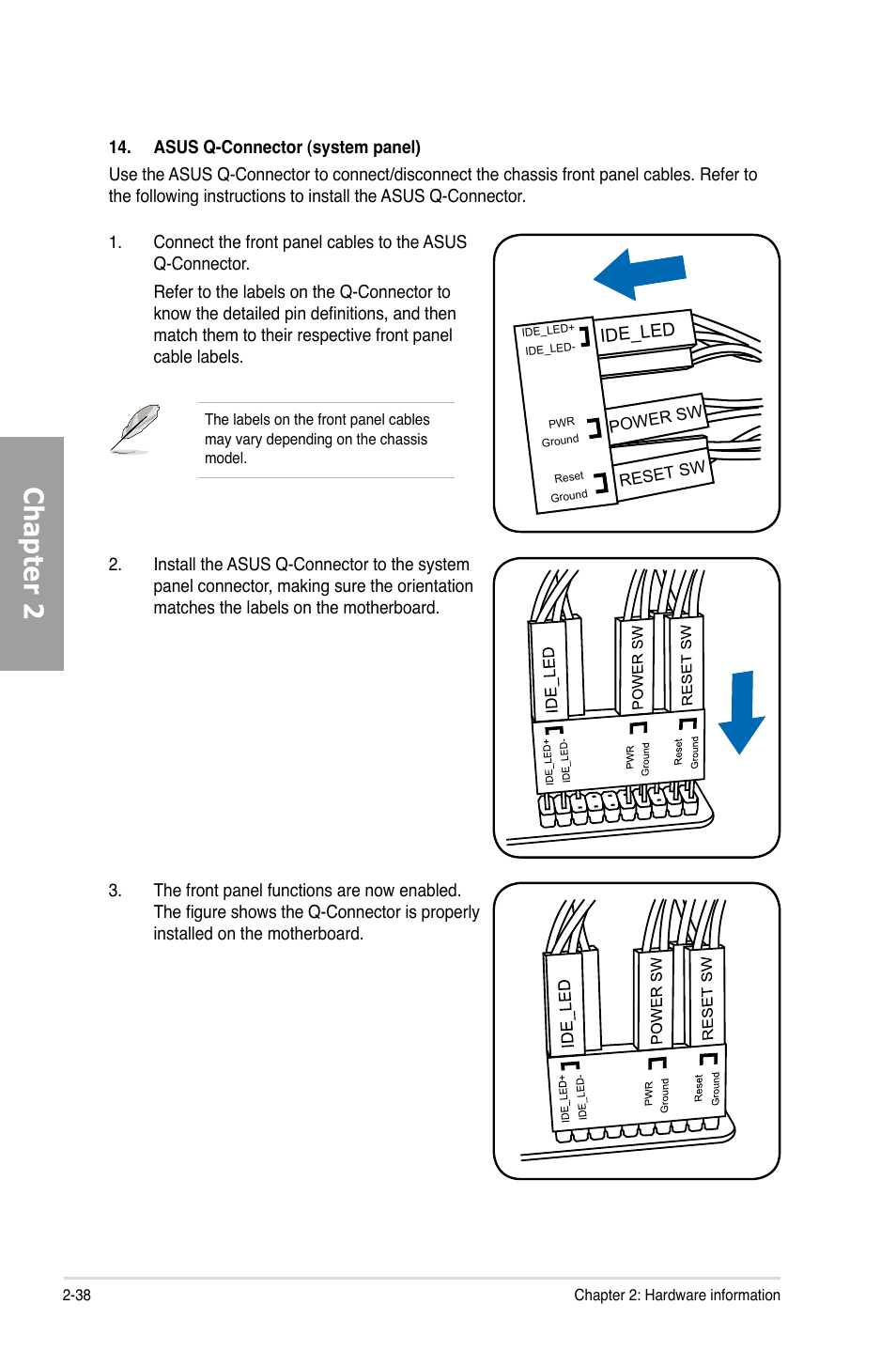 Chapter 2 | Asus M4A79 Deluxe User Manual | Page 58 / 122