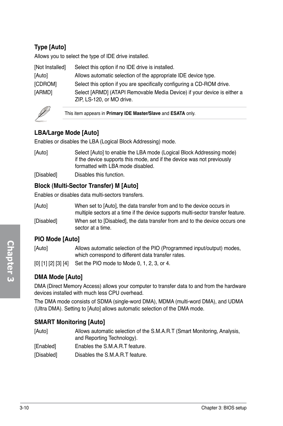 Chapter 3 | Asus M4A79 Deluxe User Manual | Page 70 / 122