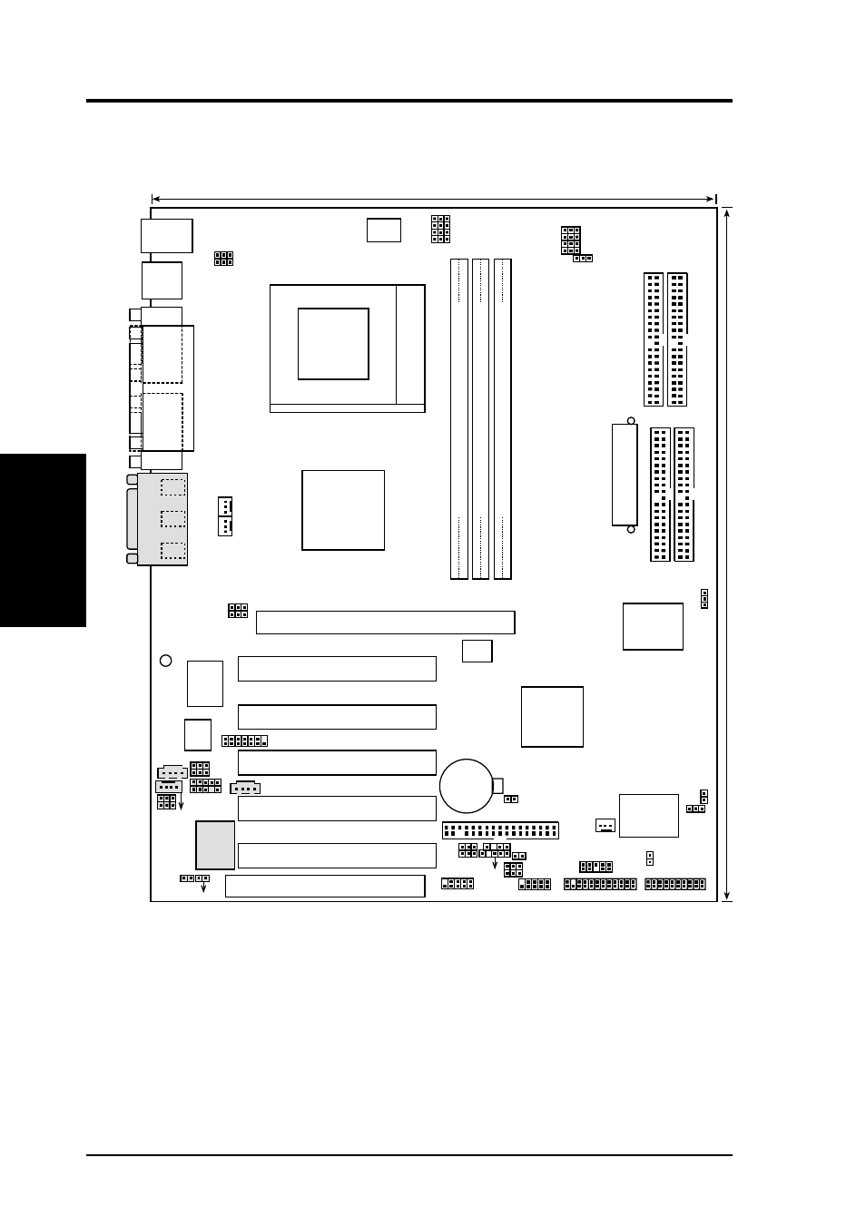 Hardware setup, 1 motherboard layout, Motherboard layout 3. h/w setup | Via kt266a, Chipset, Socket 462, Pci 1, Acr pci 2 pci 3 pci 4 pci 5 | Asus A7V266-E/AA User Manual | Page 14 / 108