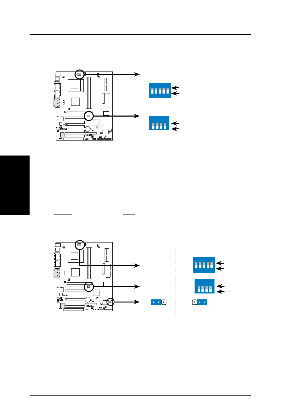 Hardware setup, A7v266-e jumper mode setting jen, A7v266-e dip switch | Asus A7V266-E/AA User Manual | Page 18 / 108