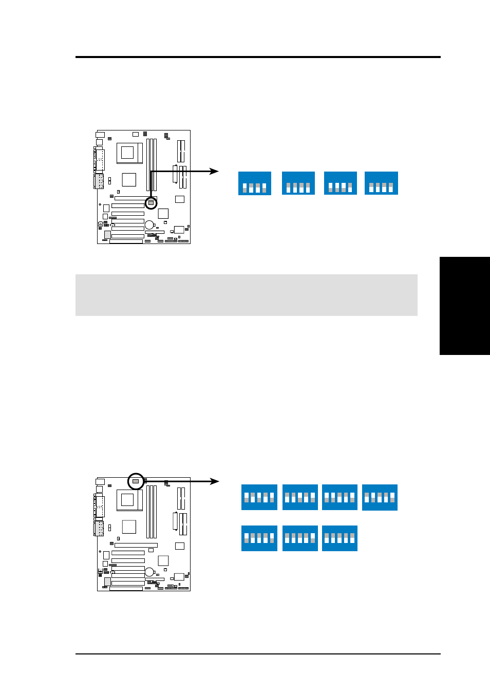 Hardware setup, A7v266-e cpu external frequency selection sysclk | Asus A7V266-E/AA User Manual | Page 19 / 108