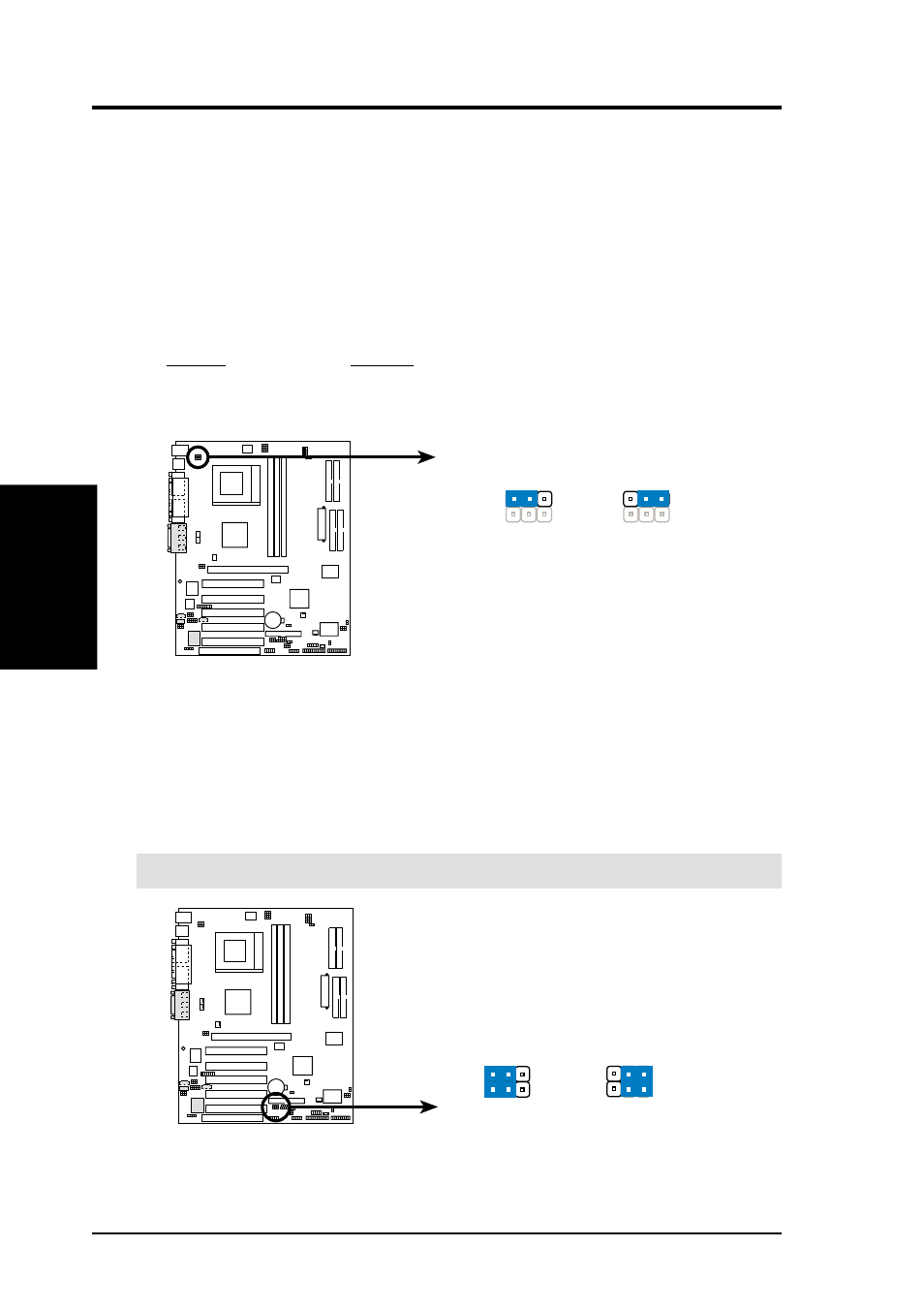 Hardware setup, H/w setup motherboard settings | Asus A7V266-E/AA User Manual | Page 22 / 108