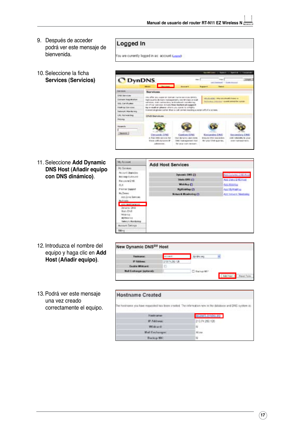 Asus RT-N11 User Manual | Page 19 / 40