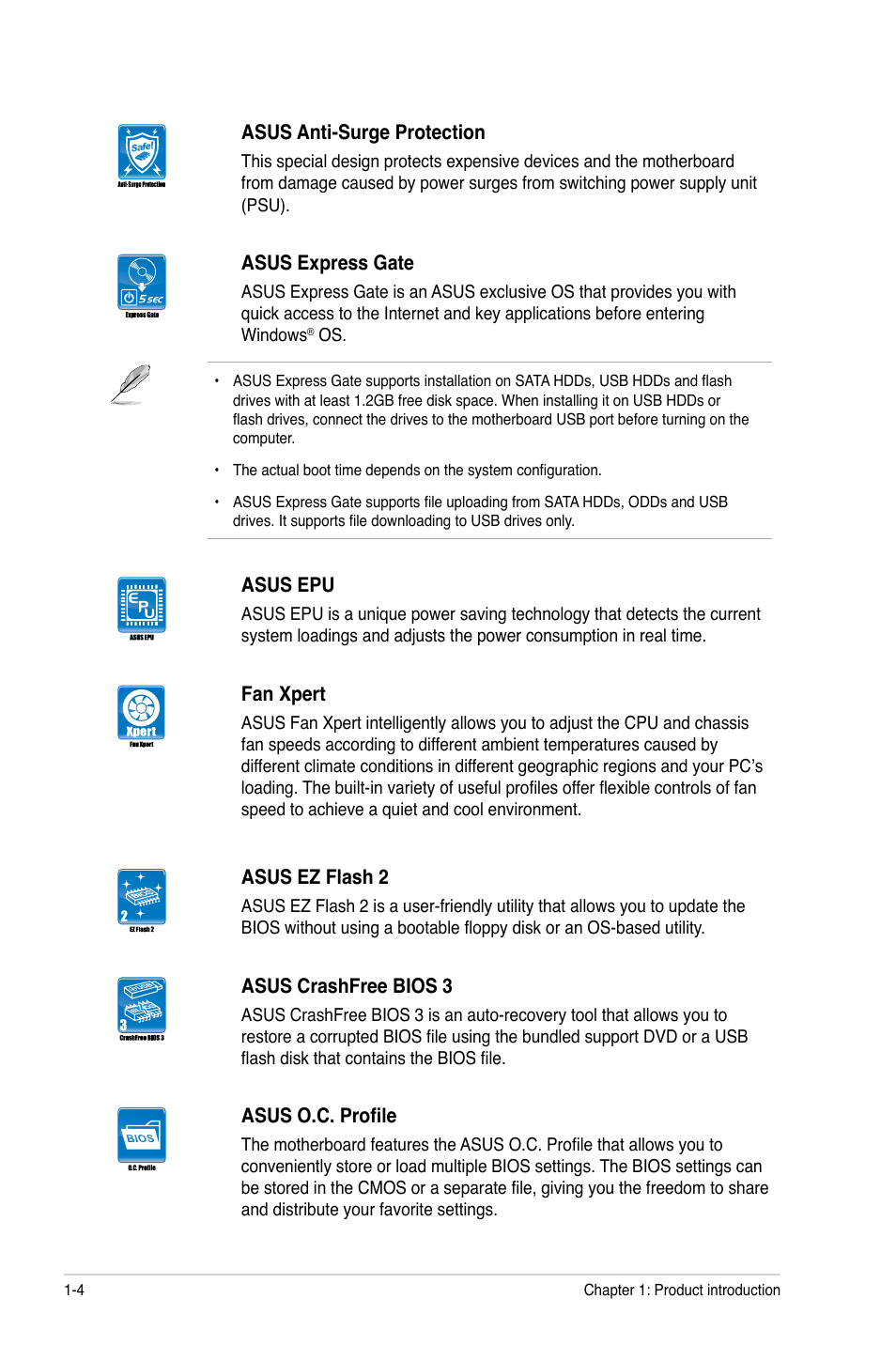 Asus M4A88T-I DELUXE User Manual | Page 16 / 70