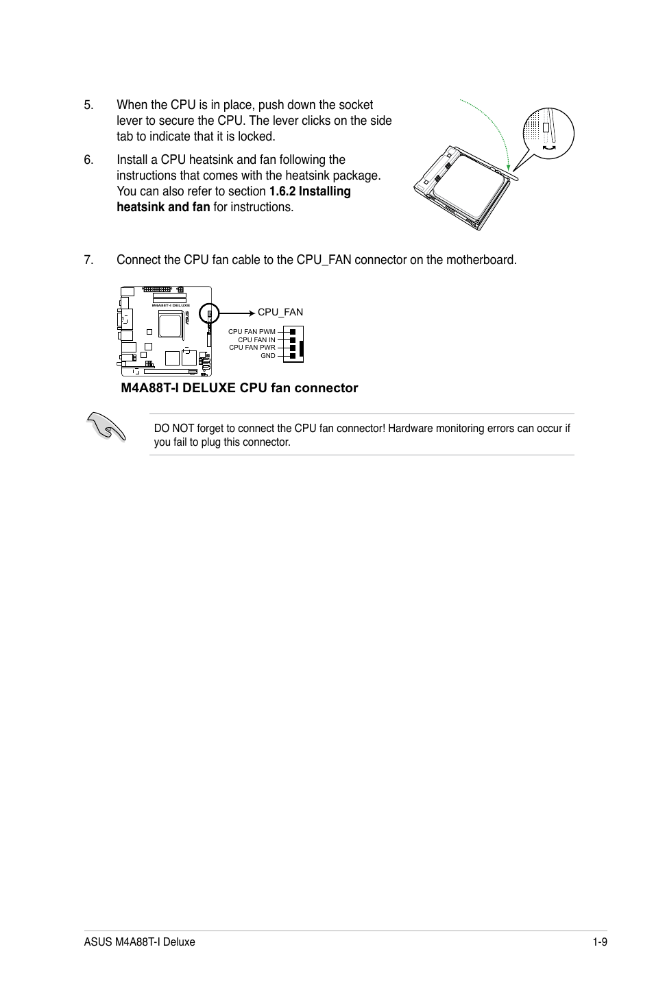 Asus M4A88T-I DELUXE User Manual | Page 21 / 70