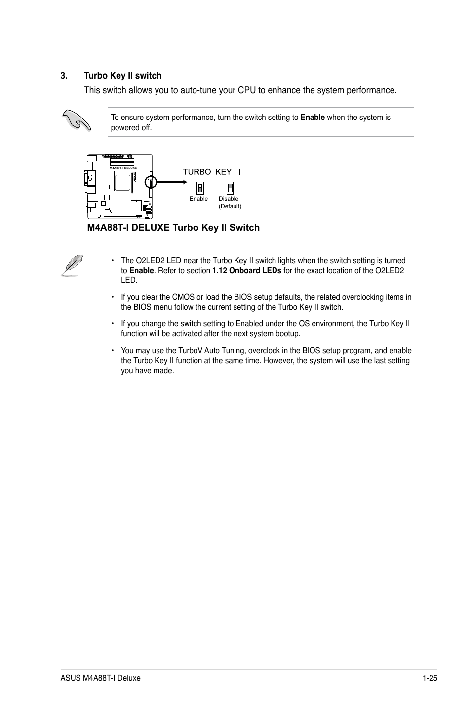 M4a88t-i deluxe turbo key ii switch | Asus M4A88T-I DELUXE User Manual | Page 37 / 70