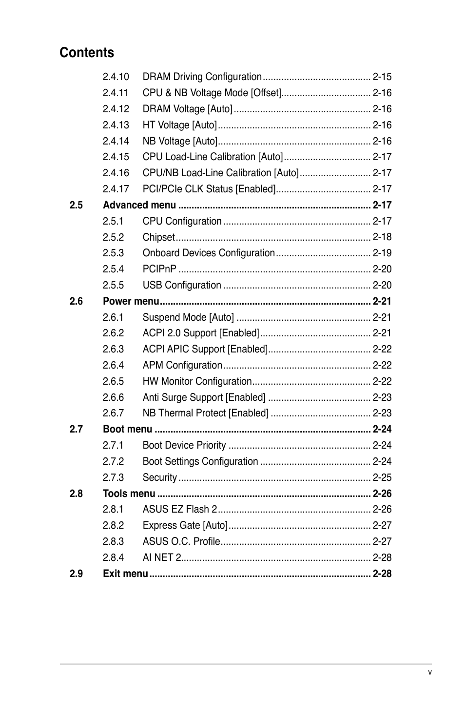 Asus M4A88T-I DELUXE User Manual | Page 5 / 70