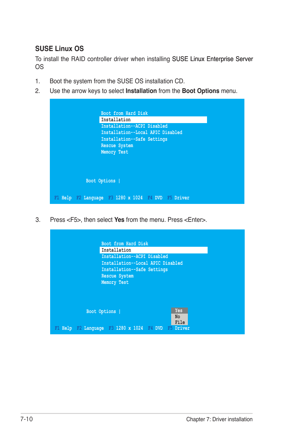 Suse linux os | Asus RS700-E6/RS4 User Manual | Page 128 / 138